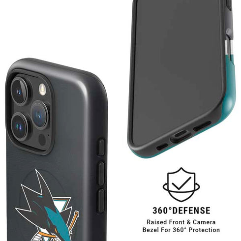 NHL San Jose Sharks Jersey iPhone 16 Pro Max Magsafe Impact Case