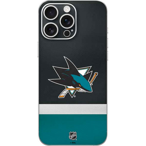 NHL San Jose Sharks Jersey iPhone 16 Pro Max Skin