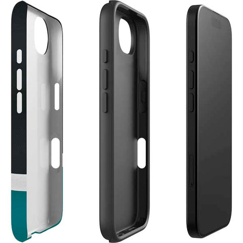 NHL San Jose Sharks Jersey iPhone 16e Impact Case