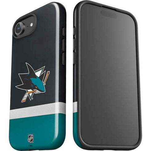 NHL San Jose Sharks Jersey iPhone 16e Impact Case