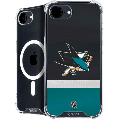 NHL San Jose Sharks Jersey iPhone 16e MagSafe Case