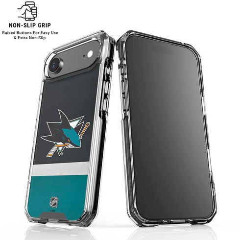 NHL San Jose Sharks Jersey iPhone 17 Air Clear Case