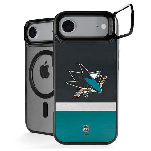 NHL San Jose Sharks Jersey iPhone 17 Air Kickstand Case