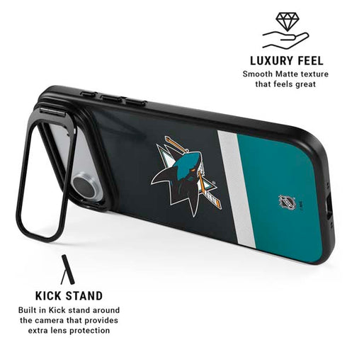 NHL San Jose Sharks Jersey iPhone 17 Air Kickstand Case