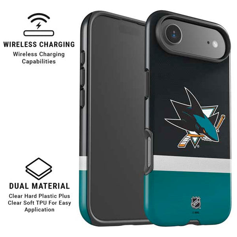 NHL San Jose Sharks Jersey iPhone 17 Air Magsafe Impact Case