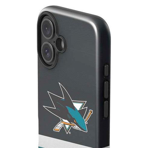 NHL San Jose Sharks Jersey iPhone 17 Impact Case