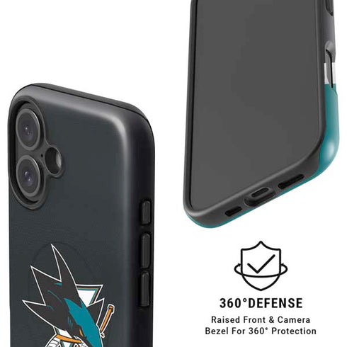 NHL San Jose Sharks Jersey iPhone 17 Magsafe Impact Case