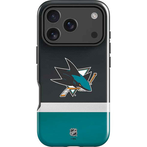 NHL San Jose Sharks Jersey iPhone 17 Pro Impact Case