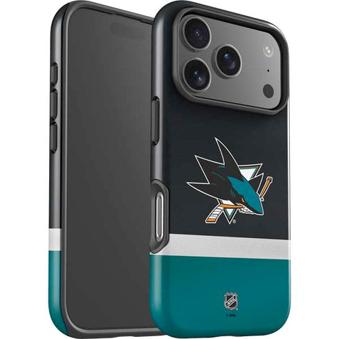 NHL San Jose Sharks Jersey iPhone 17 Pro Impact Case