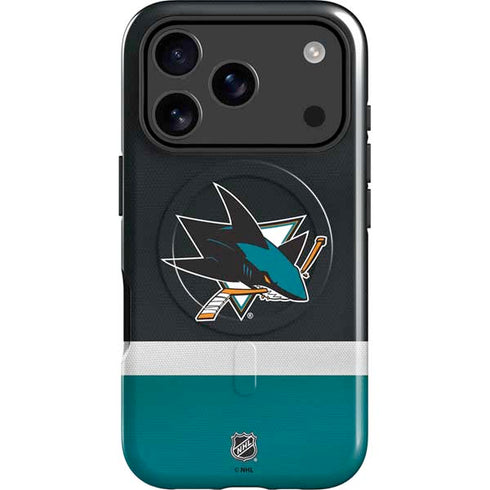 NHL San Jose Sharks Jersey iPhone 17 Pro Magsafe Impact Case