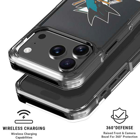 NHL San Jose Sharks Jersey iPhone 17 Pro Max Clear Case