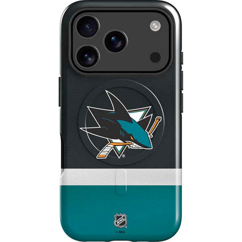 NHL San Jose Sharks Jersey iPhone 17 Pro Max Magsafe Impact Case