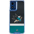 NHL San Jose Sharks Jersey Moto G 5G (2024) Clear Case