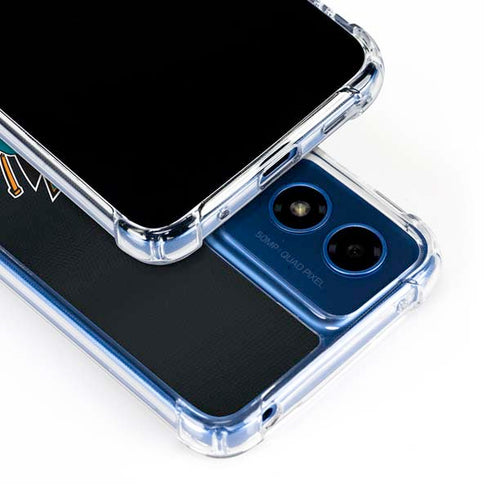 NHL San Jose Sharks Jersey Moto G 5G (2024) Clear Case