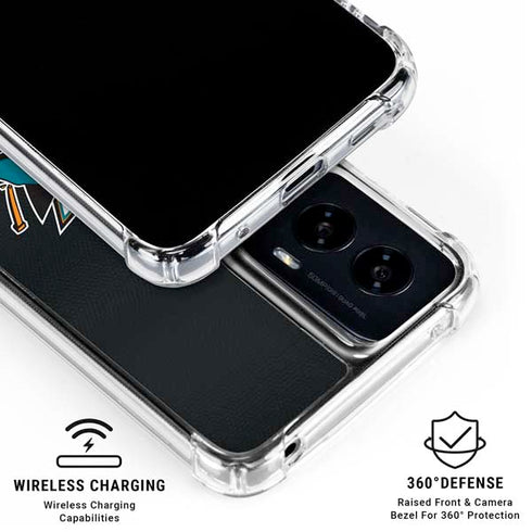 NHL San Jose Sharks Jersey Moto G Power 5G (2024) Clear Case