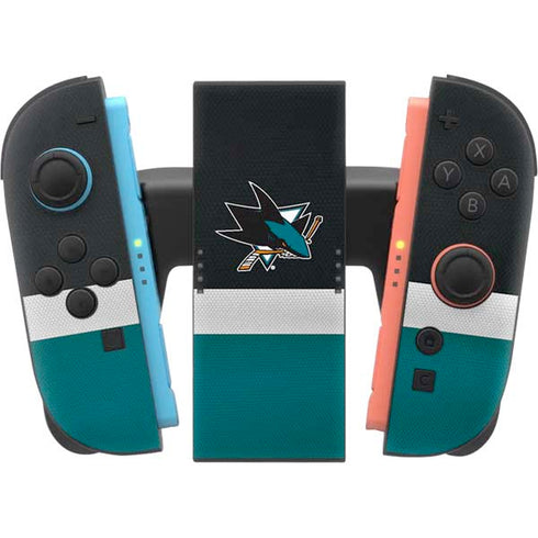 NHL San Jose Sharks Jersey Nintendo Switch 2 (2025) Joy-Con Controller Skin