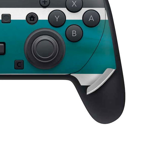 NHL San Jose Sharks Jersey Nintendo Switch 2 (2025) Pro Controller Skin