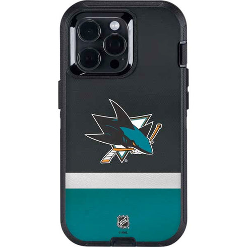 NHL San Jose Sharks Jersey Otterbox Defender iPhone Skin