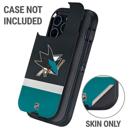 NHL San Jose Sharks Jersey Otterbox Defender iPhone Skin