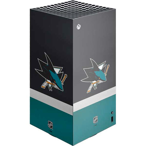 NHL San Jose Sharks Jersey XBox Series X Digital Edition Console Skin