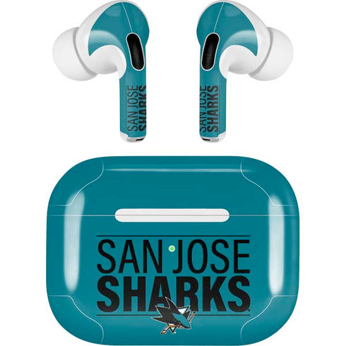 NHL San Jose Sharks Lineup AirPods Skins