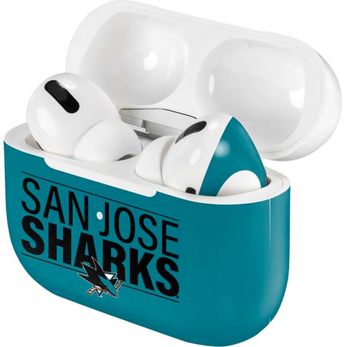 NHL San Jose Sharks Lineup AirPods Skins