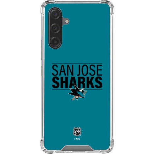 NHL San Jose Sharks Lineup Galaxy A17 Clear Case