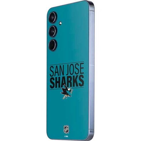 NHL San Jose Sharks Lineup Galaxy A35 5G Skin