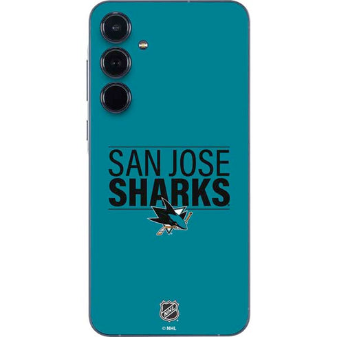 NHL San Jose Sharks Lineup Galaxy A55 5G Skin