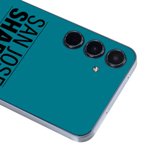 NHL San Jose Sharks Lineup Galaxy A55 5G Skin