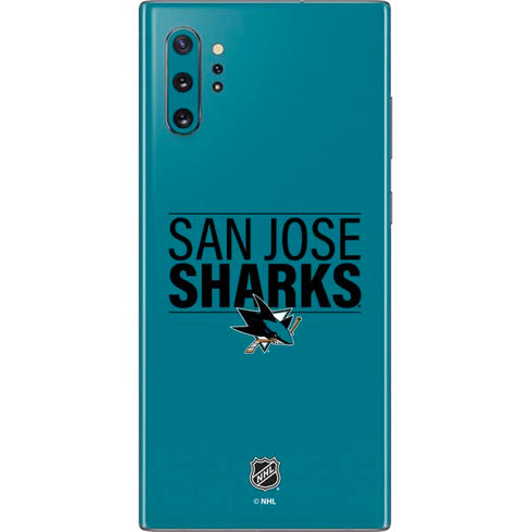 NHL San Jose Sharks Lineup Galaxy Note 10 Plus Skin