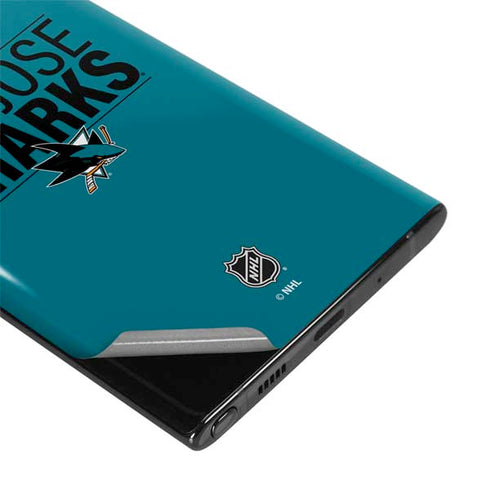 NHL San Jose Sharks Lineup Galaxy Note 10 Plus Skin