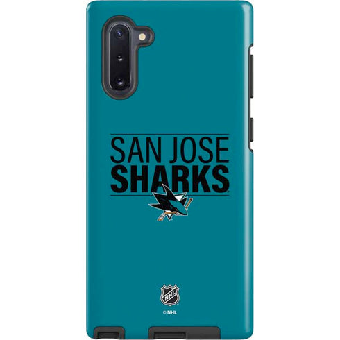 NHL San Jose Sharks Lineup Galaxy Cases