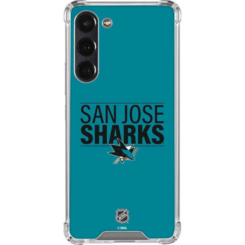 NHL San Jose Sharks Lineup Galaxy S24 FE Clear Case