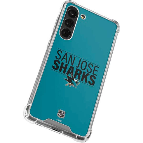 NHL San Jose Sharks Lineup Galaxy S24 FE Clear Case
