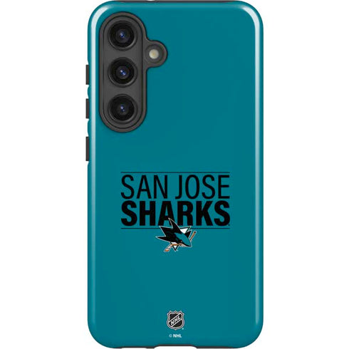 NHL San Jose Sharks Lineup Galaxy S25 Impact Case