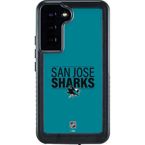 NHL San Jose Sharks Lineup Galaxy S24 Plus Waterproof Case