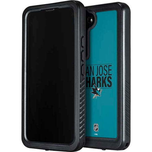 NHL San Jose Sharks Lineup Galaxy S24 Plus Waterproof Case