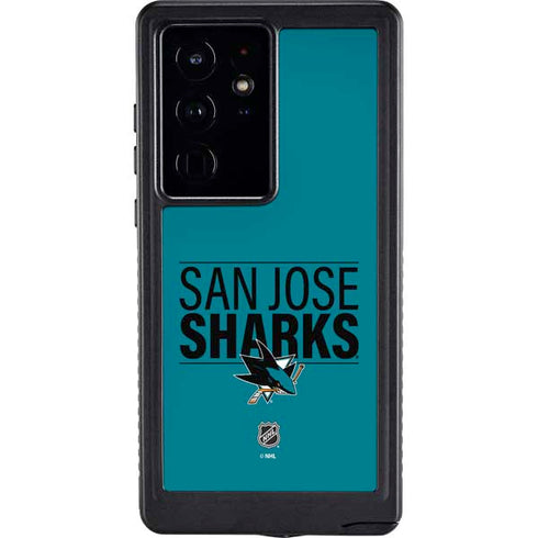NHL San Jose Sharks Lineup Galaxy S24 Ultra Waterproof Case