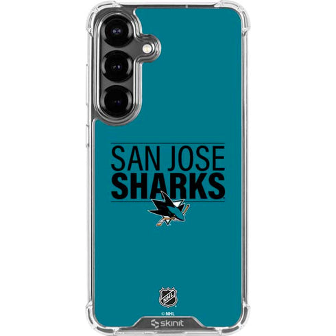 NHL San Jose Sharks Lineup Galaxy S26 Clear Case