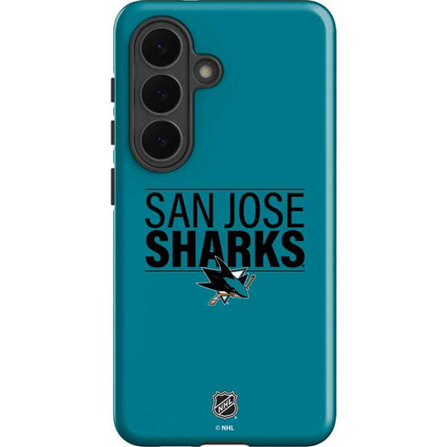 NHL San Jose Sharks Lineup Galaxy S26 Impact Case