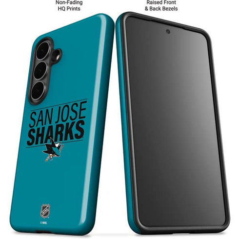 NHL San Jose Sharks Lineup Galaxy S26 Impact Case