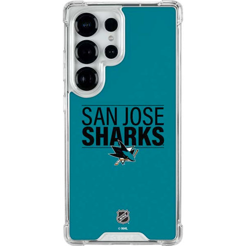 NHL San Jose Sharks Lineup Galaxy S26 Ultra Clear Case