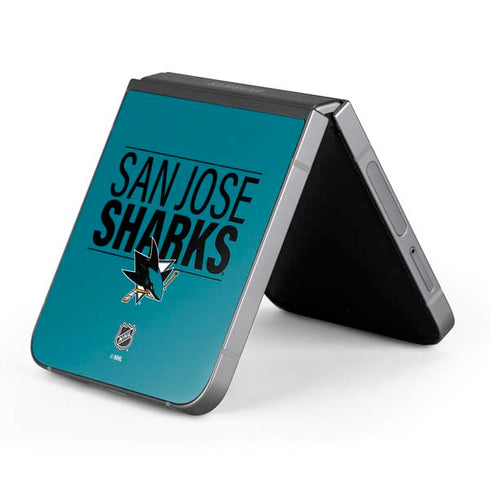 NHL San Jose Sharks Lineup Galaxy Z Flip6 Skin