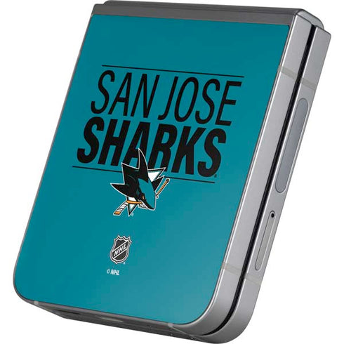 NHL San Jose Sharks Lineup Galaxy Z Flip6 Skin