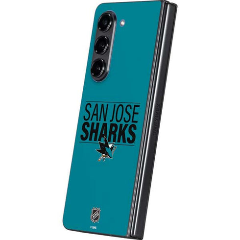 NHL San Jose Sharks Lineup Galaxy Z Fold5 5G Skin