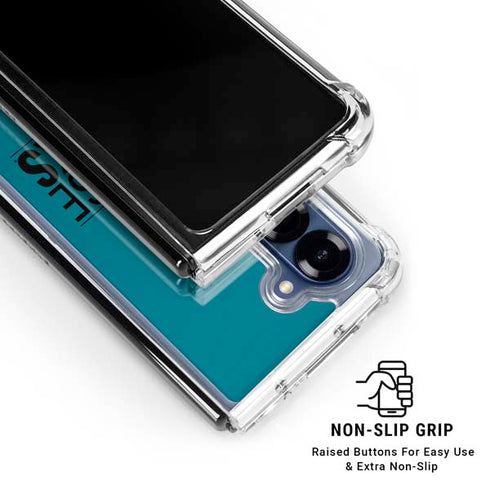 NHL San Jose Sharks Lineup Galaxy Z Fold6 Clear Case