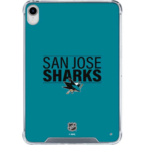 NHL San Jose Sharks Lineup iPad 11th Gen (2025) Clear Case