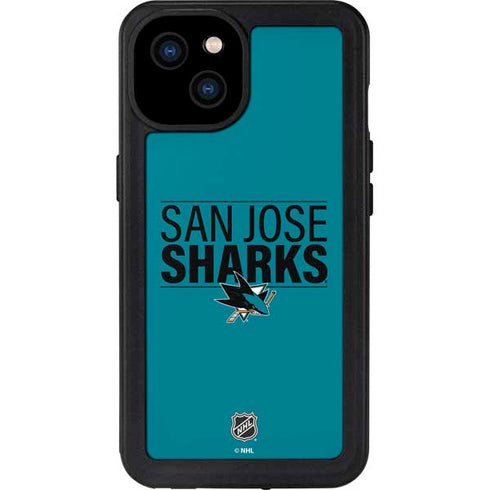 NHL San Jose Sharks Lineup iPhone 15 Plus Waterproof Case