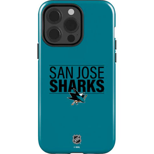 NHL San Jose Sharks Lineup iPhone 15 Pro Impact Case